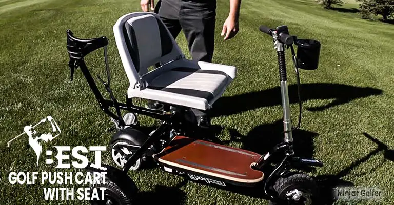 BEST GOLF PUSH CART WITH SEAT