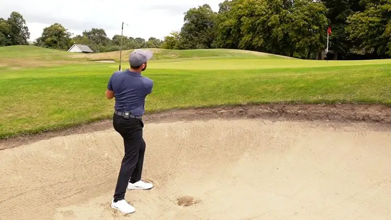 Tee Up Next To A Bunker